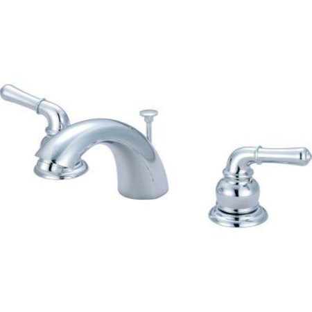 PIONEER INDUSTRIES Olympia Accent Two Handle Bathroom Widespread Faucet with Pop-Up Polished Chrome L-7330